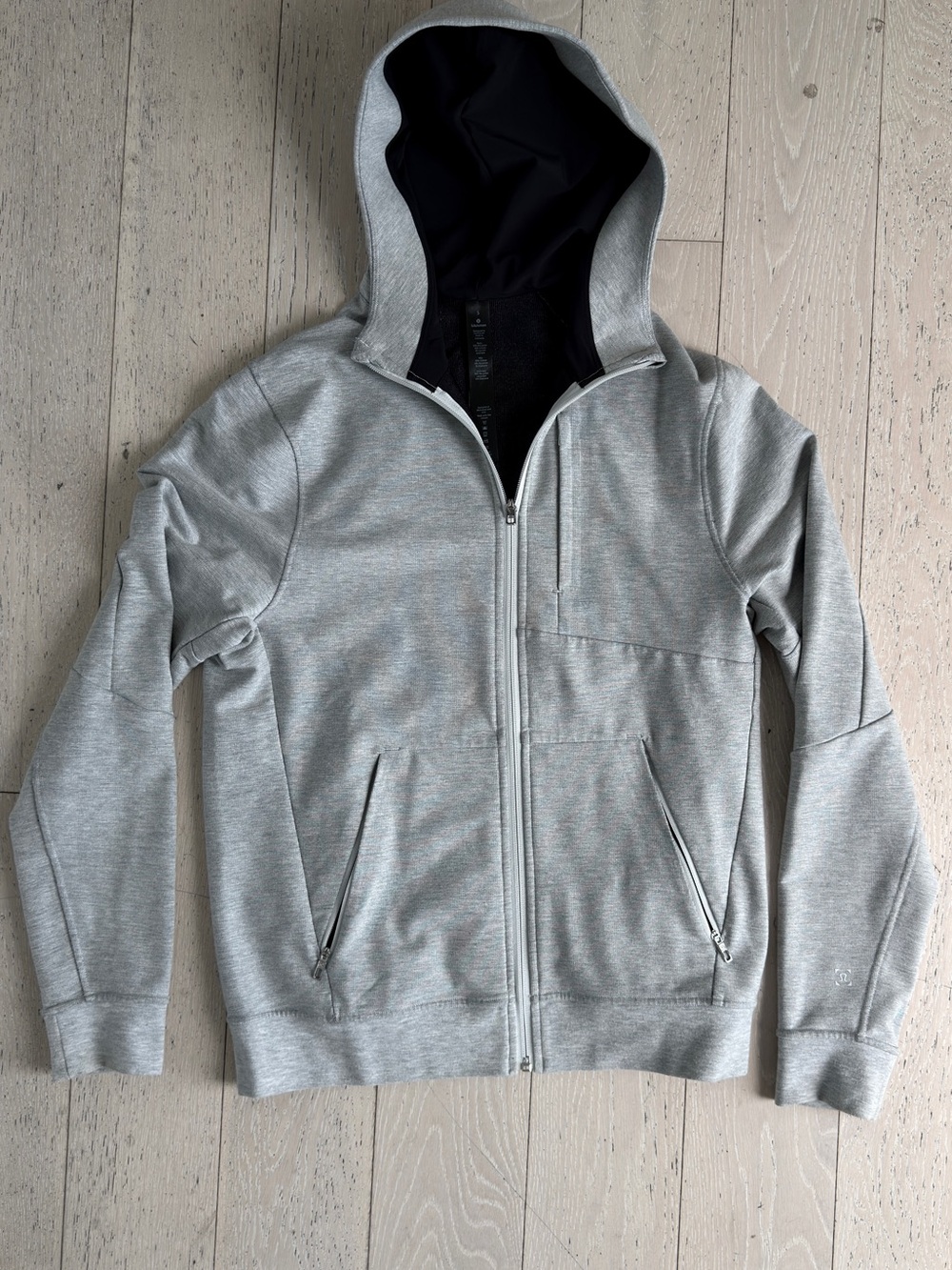 lululemon athletica Gray zip up hoodie - Size S